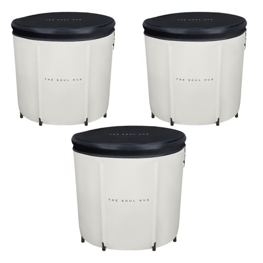 Bulk Pack 3x The Soul Hub v2.0 XL Portable Ice Baths - with 3x proTECH™ covers